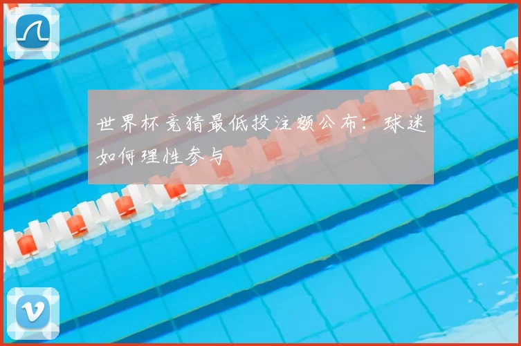 世界杯竞猜最低投注额公布：球迷如何理性参与